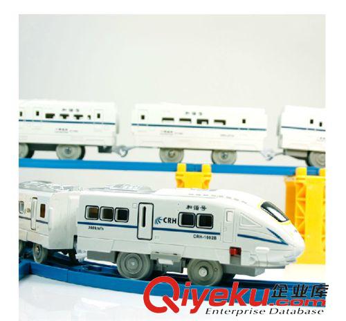 電動軌道 zp熱銷  和諧號中型軌道火車 電動玩具 兒童益智拼裝玩具 2011E原始圖片2