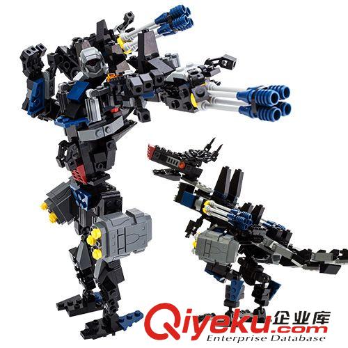 益智早教 【新品快訂】新款益智變形積木 機(jī)器人-恐龍積木 兒童玩具8712