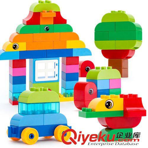 益智早教 熱銷新品  早教拼裝益智玩具 14塊大塊大顆粒兒童玩具 10554