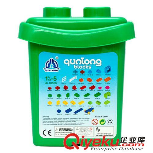 益智早教 0-3歲爆款早教拼裝益智玩具 66塊大顆粒積木/收納盒兒童玩具10555原始圖片3