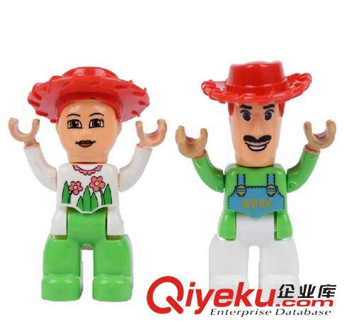 場(chǎng)景式積木 廠家直銷 58塊大顆粒寶寶早教益智塑料兒童玩具積木 3歲以上原始圖片2