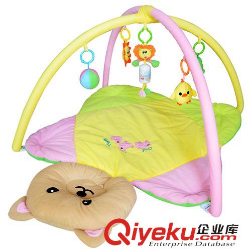 嬰兒系列玩具 廠家直銷 嬰兒動物熊地毯 爬行毯 臥鋪 兒童益智早教健身架8466原始圖片3