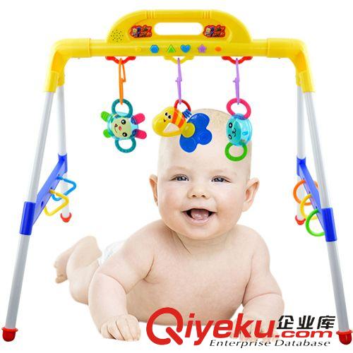 嬰兒系列玩具 淘寶熱銷早教多功能嬰兒健身架帶14首歌LED燈光 益智嬰幼兒健身架