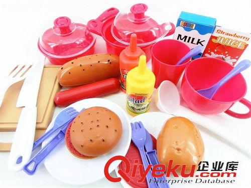 過家家系列玩具 批發超值兒童手提箱餐具套兒童餐具玩具寶寶益智過家家2345原始圖片2