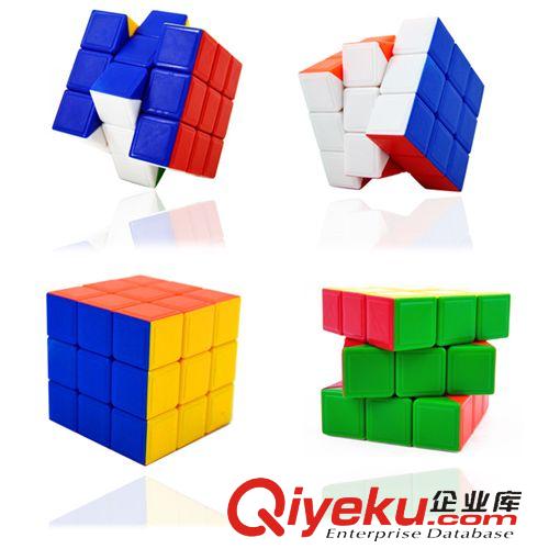 點(diǎn)盛魔方系列 點(diǎn)盛魔方 5.6cm實(shí)色三階磨砂魔方 六色原色免貼紙 順滑 51633原始圖片2