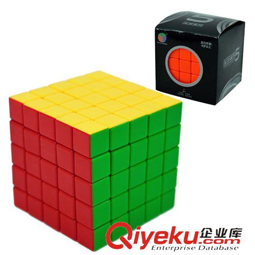 點(diǎn)盛魔方系列 益智玩具 6.6cm實(shí)色磨砂五階魔方 六色原色免貼紙 點(diǎn)盛魔方35211原始圖片3