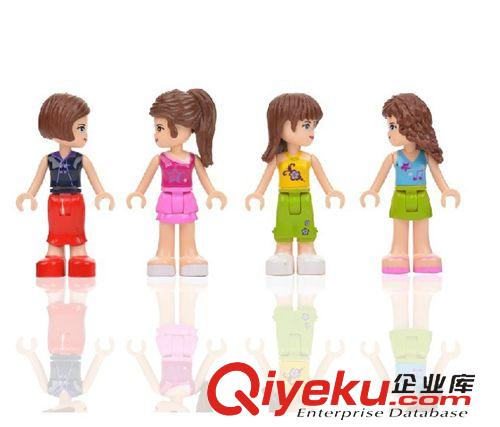 整箱批發(fā)區(qū) 積木時(shí)尚女孩佩格美容店大顆粒拼插積木逼真的場(chǎng)景道具拼裝玩具原始圖片2