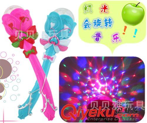 閃光棒系列 批發(fā) 地?cái)傄故袩徜N款 閃光音樂狼牙錘 紅藍(lán)雙閃帶音樂狼牙錘2915