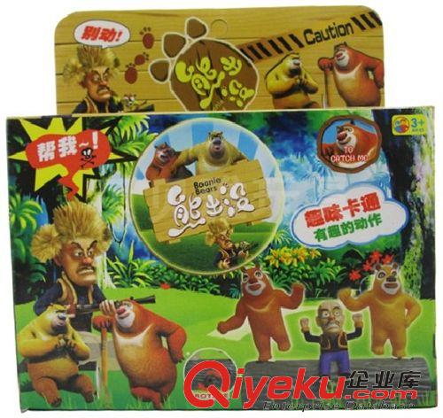 上鏈系列 熊出沒(méi)上鏈玩具 熊敲打光頭強(qiáng) 左右擺動(dòng) 地?cái)傌浽?上鏈系列 3958原始圖片2