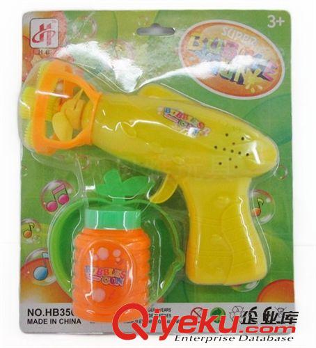 泡泡系列 批發(fā)實色電動泡泡槍 帶音樂 兒童玩具 泡泡槍系列 地攤熱銷2592原始圖片3