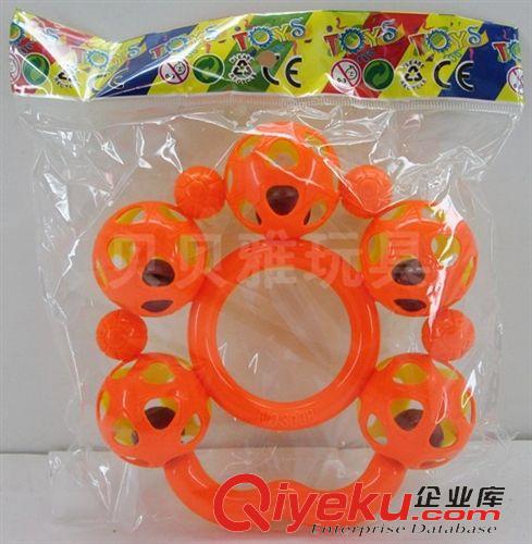 2元店產(chǎn)品 六一兒童節(jié)搖鈴批發(fā) 2元店貨源 嬰幼兒羅絲五花手鈴 嬰兒搖鈴1577