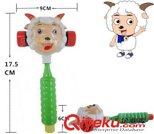 2元店產品 兩元店貨源批發 喜羊羊響錘 兒童玩具 益智玩具 地攤專賣 6543原始圖片2