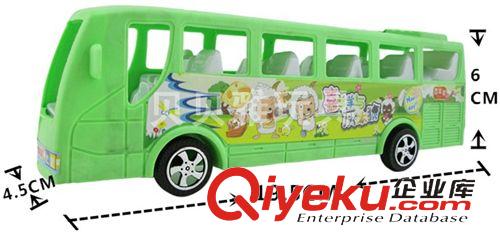 2元店產(chǎn)品 拉線巴士 玩具巴士 拉線車 拉線公交車 2元店熱銷批發(fā) 7093原始圖片2