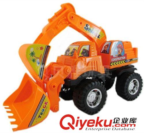 慣性系列 熊出沒慣性挖土機(jī)玩具車 仿真挖掘機(jī)玩具 工程車 地?cái)偀徜N 5335