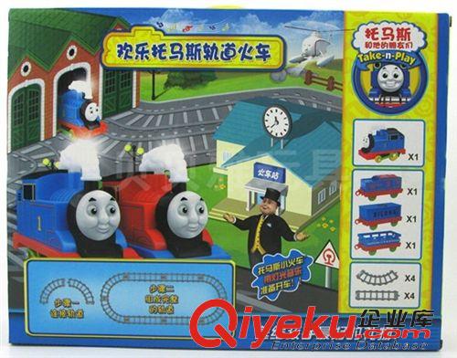 軌道系列 批發(fā)熱銷電動玩具 電動托馬斯軌道火車 電動軌道車 卡通火車7650原始圖片3