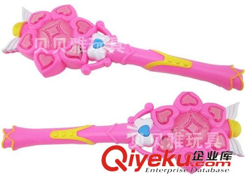 電動產(chǎn)品 兒童發(fā)光玩具批發(fā) 芭拉小魔仙 魔法棒地攤貨源 音樂閃光棒 8053