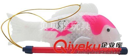 電動產(chǎn)品 批發(fā)電動魚帶2燈光、江南音樂24CM 擺尾魚 燈籠魚 2014爆款 5153原始圖片2