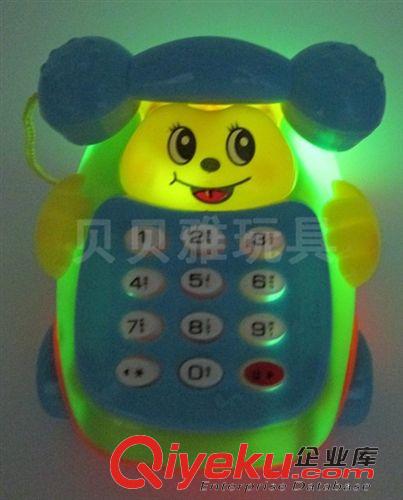 電動產品 熱銷迷你音樂電話機 兒童益智玩具 多功能電話小車（包電） 6980原始圖片3