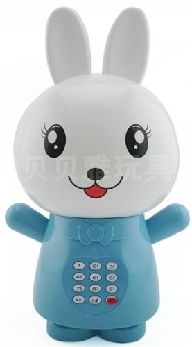 電動產(chǎn)品 新款卡通可愛兔子兒童早教音樂電話機(jī) 電動玩具地?cái)傌浥l(fā) 7274原始圖片2