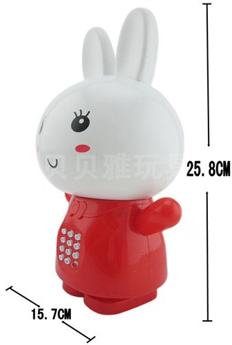 電動產(chǎn)品 新款卡通可愛兔子兒童早教音樂電話機(jī) 電動玩具地?cái)傌浥l(fā) 7274原始圖片3
