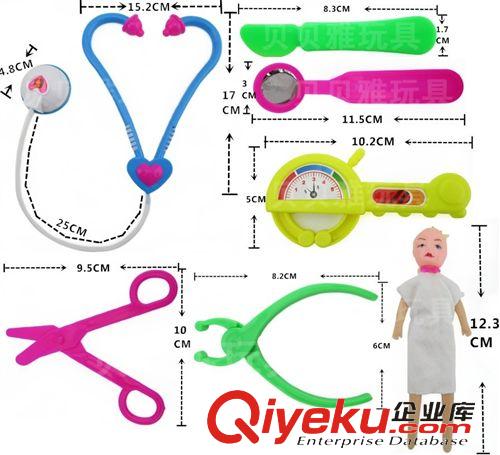 廚具、餐具、醫具、飾品系列 過家家玩具批發 爸爸去哪兒兒童醫生 仿真醫具套裝 淘寶熱銷 7138原始圖片3