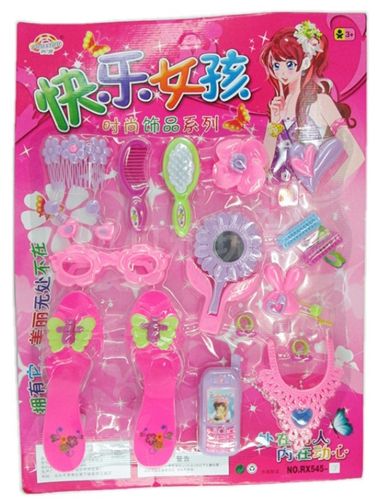 廚具、餐具、醫具、飾品系列 熱銷過家家玩具 飾品舞臺套裝 化妝梳妝玩具娃娃玩具批發 7192