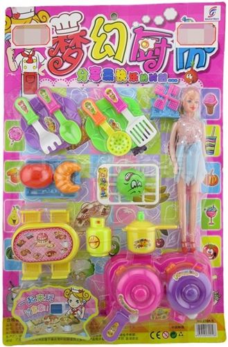 廚具、餐具、醫(yī)具、飾品系列 夢幻廚房套裝 仿真餐具配芭比 過家家玩具 櫥具套裝淘寶熱銷 6300原始圖片3