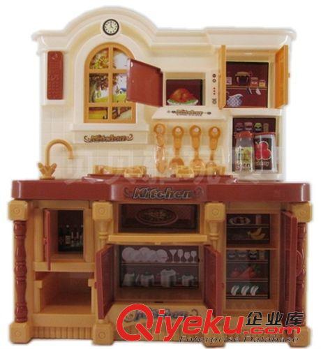 廚具、餐具、醫具、飾品系列 新款夢幻廚房芭比娃娃 過家家玩具女孩廚房玩具批發 芭比禮盒6174原始圖片3