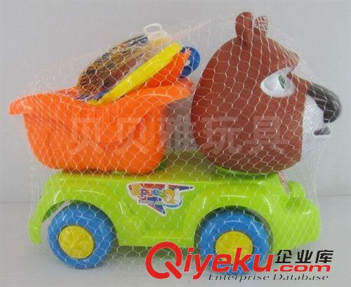 沙灘系列，水槍系列，釣魚(yú) 批發(fā)熊出沒(méi)沙灘車(chē)  沙灘玩具車(chē) 兒童沙灘玩具 九元九貨源4029原始圖片2