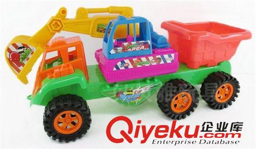 沙灘系列，水槍系列，釣魚 沙灘工程車 滑行工程車 工程車玩具 玩具批發(fā) 兒童玩具6190原始圖片2