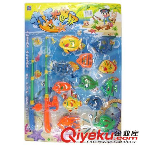 沙灘系列，水槍系列，釣魚 兒童釣魚玩具批發(fā) 海洋生物海洋魚 磁性兒童釣魚玩具套裝 6593