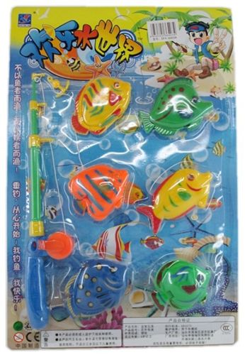 沙灘系列，水槍系列，釣魚 兒童釣魚玩具批發(fā) 海洋生物海洋魚 磁性兒童釣魚玩具套裝 6593原始圖片2