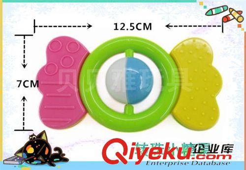 嬰兒搖鈴系列 淘寶貨源 嬰兒搖鈴?fù)婢?多彩益智搖鈴2件套 嬰二系列產(chǎn)品 6581原始圖片2