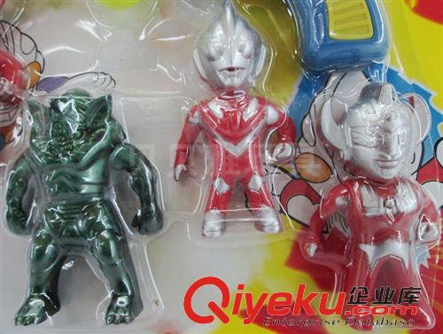 板裝產品 玩具批發 超級宇宙英雄 配乒乓球槍套裝 熱賣兒童玩具 奧特曼6154原始圖片3