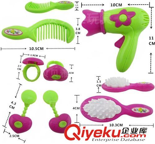 板裝產品 熱銷過家家玩具 飾品舞臺套裝 化妝梳妝玩具娃娃玩具批發 7192原始圖片3