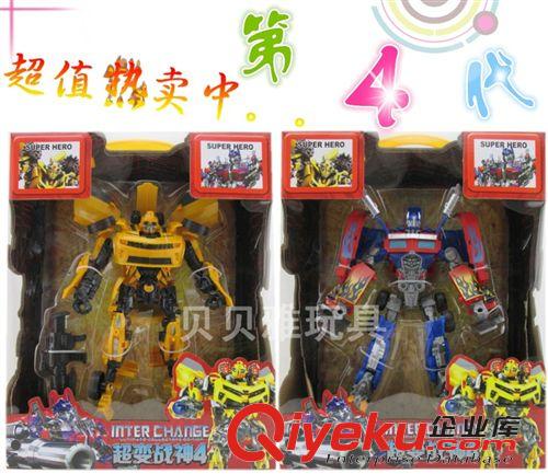 其他益智產品 變形玩具 變形金剛4擎天柱 大黃蜂 汽車機器人模型玩具 8064