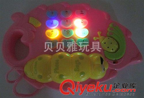 其他益智產(chǎn)品 兒童早教益玩具 胖胖蟲多功能電話琴 電話玩具 嬰幼教具批發(fā) 9008原始圖片3
