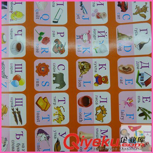 JC早教系列 俄英文學(xué)習(xí)機 迷你俄英語學(xué)習(xí)掛圖 啟蒙益智玩具 最熱銷款式原始圖片2