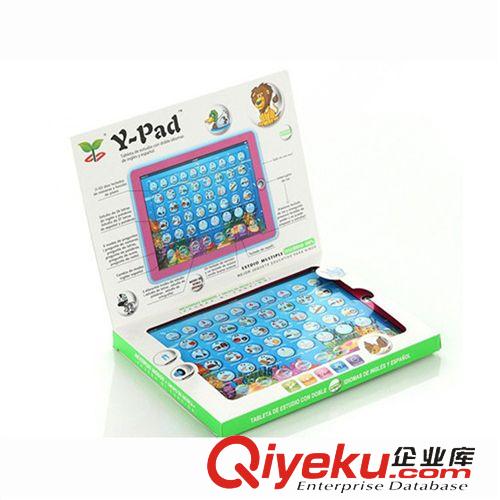 JC早教系列 2D英西文多功能玩具學習機　英語西班牙語雙語　紅藍雙色混2921Ｏ原始圖片3