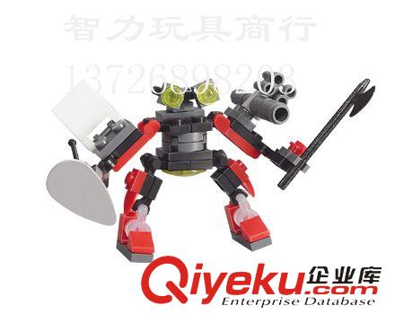 塑膠積木 廠家直銷凱裕-開(kāi)智拼插積木  89001 推糧車 120莊混款