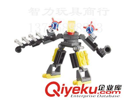 塑膠積木 廠家直銷凱裕-開(kāi)智拼插積木 8014 8013 8012 120莊系類混款原始圖片2