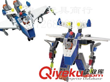 塑膠積木 廠家直銷凱裕-開智拼插積木 8016 暴風鷹原始圖片3