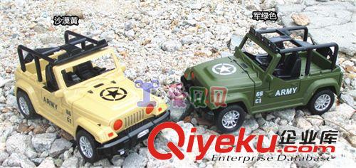 車模   {dj2}1：28四通遙控車仿真吉普警車無線電動越野車軍車可充電 混批原始圖片3