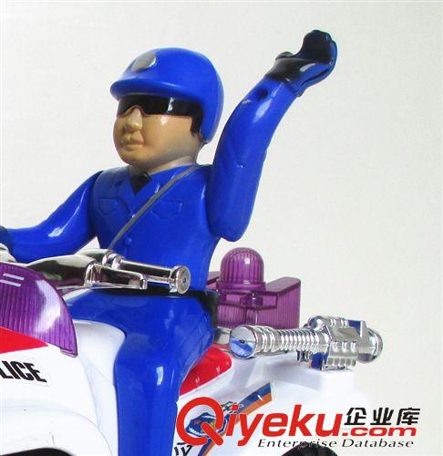 電動(dòng)/燈光/音樂 電動(dòng)車玩具超級巡警七彩燈光摩托車仿真警聲音樂發(fā)光戰(zhàn)車新品批發(fā)原始圖片2