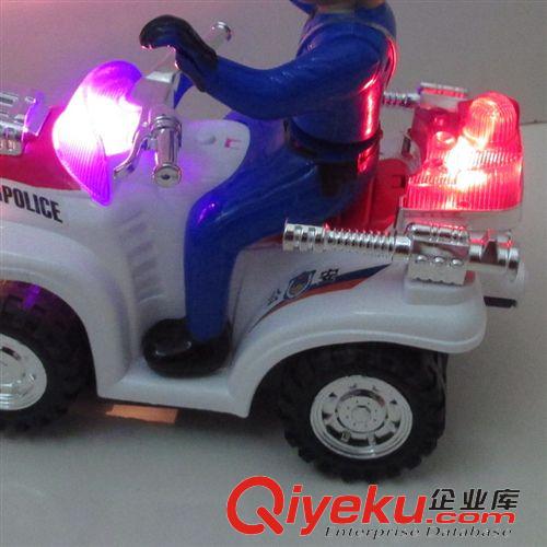 電動(dòng)/燈光/音樂 電動(dòng)車玩具超級巡警七彩燈光摩托車仿真警聲音樂發(fā)光戰(zhàn)車新品批發(fā)原始圖片3