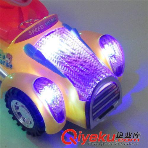 電動/燈光/音樂 卡通電動車玩具極速飚車七彩燈光動感音樂發(fā)光發(fā)聲跑車新品批發(fā)原始圖片3