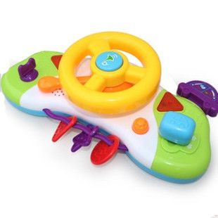 凱馳品牌玩具 zp凱馳音樂玩具兒童幼兒卡通駕駛臺(tái)寶寶早教益智仿真駕駛室新品