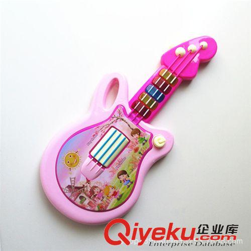 凱馳品牌玩具 大號兒童樂器電子琴玩具 吉他早教益智玩具可彈帶燈光音樂 zp
