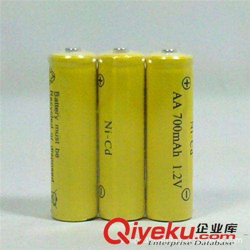 各類配件 廠家直銷 5號可充電電池 電池批發 5號電池(700mah)鎳鎘充電池
