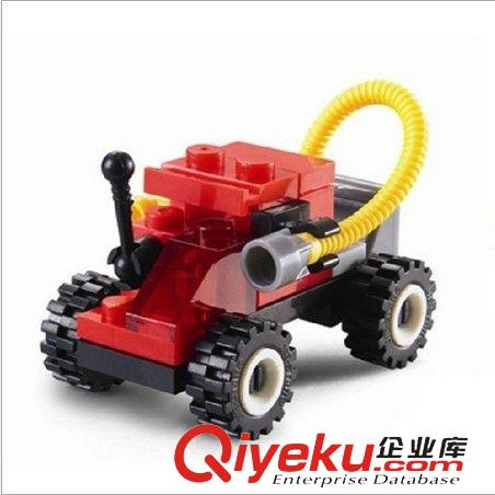杰星積木 杰星zp 迷你拼裝積木 消防救援隊(duì) 兒童益智拼裝玩具 22004